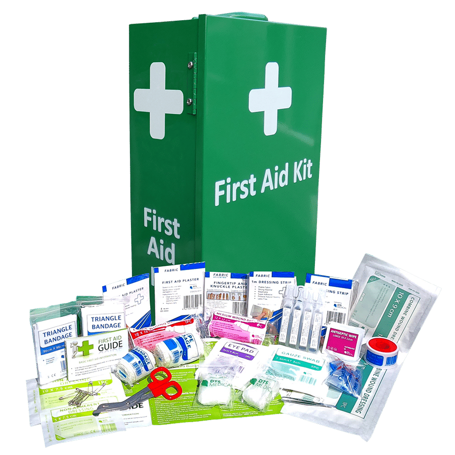 Workplace 1-50 Metal Wall Mountable Portrait First Aid Kit