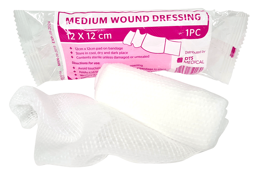 Wound Dressing Absorbent Pad & Bandage Combination