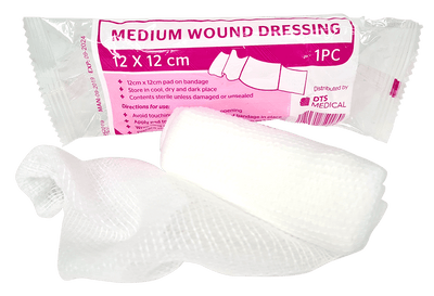 Wound Dressing Absorbent Pad & Bandage Combination