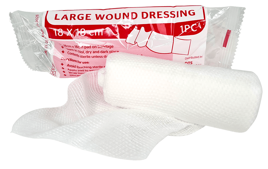 Wound Dressing Absorbent Pad & Bandage Combination