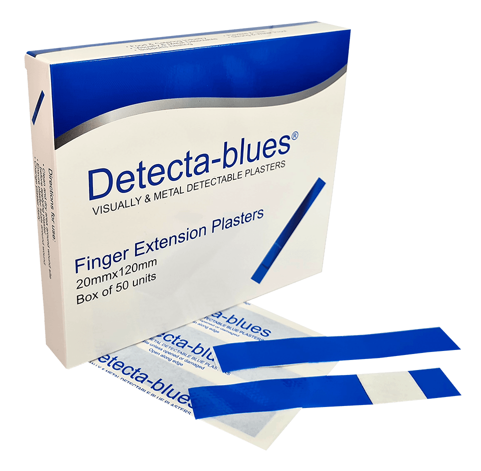 Blue Plasters Metal Detectable Extention Large Box 50