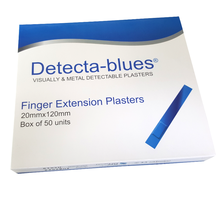 Blue Plasters Metal Detectable Extention Large Box 50