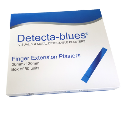 Blue Plasters Metal Detectable Extention Large Box 50