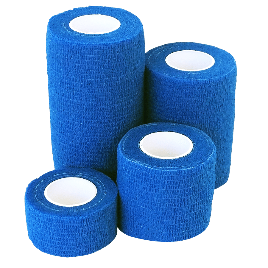 Blue Cohesive Bandages (Various Sizes)