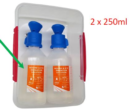 Eye Wash Station 2 x 250ml Eye wash Compact