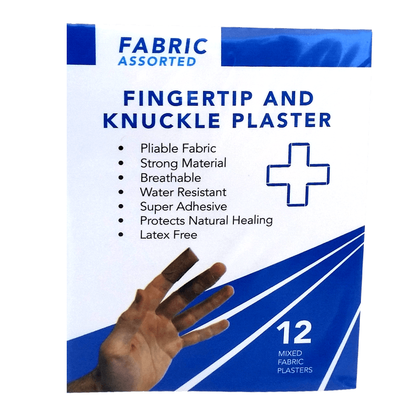 Fabric Packet Assorted  6 Knuckle /  6 Finger Tip Plasters