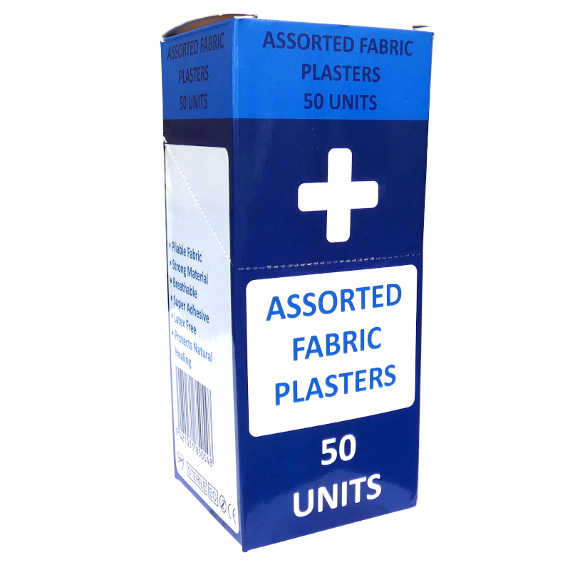 Fabric Plasters 50's Assorted Boxed 20Knuckle 20Finger Tip 10 Extention