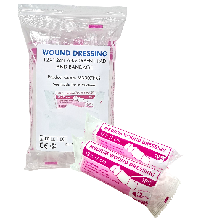 Wound Dressing Absorbent Pad & Bandage Combination