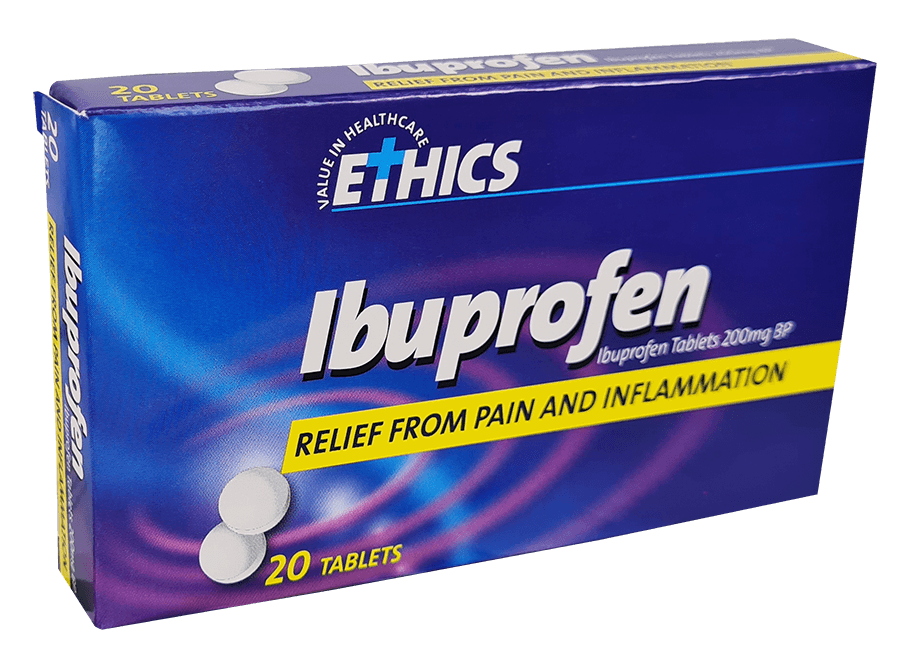 Ibuprofen Pain Relief Box of 20's - 200mg