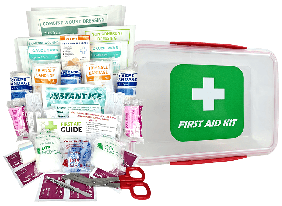 Plastic Lunch Box Medium 1-20 persons First Aid Kit