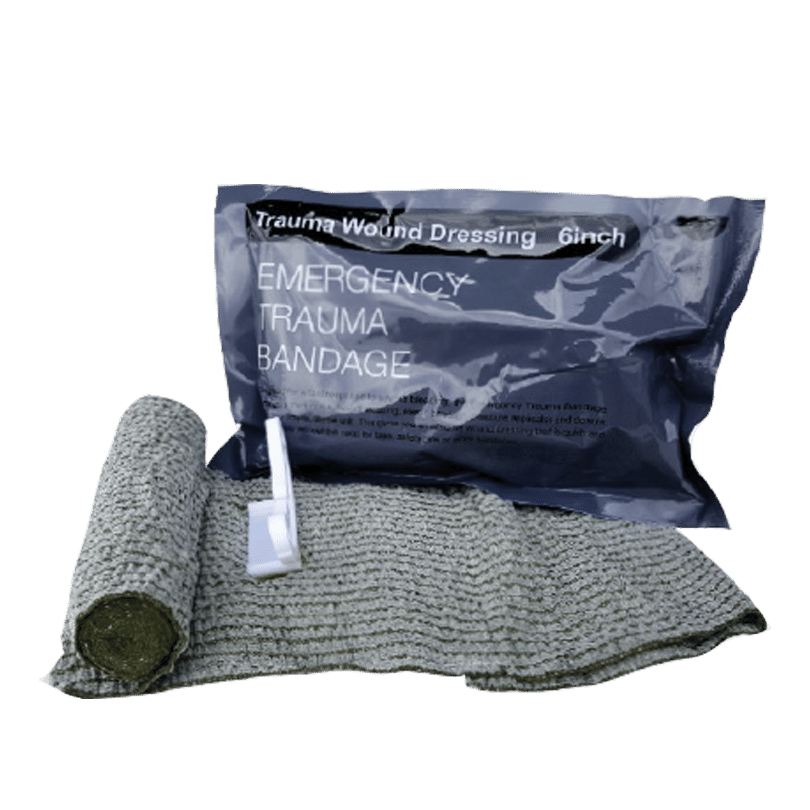 Military Style Trauma Dressing Compressed