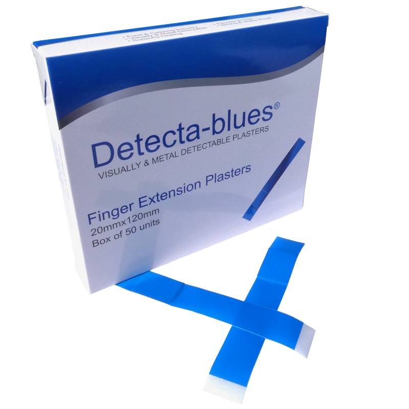 Blue Plasters Metal Detectable Extention Large Box 50