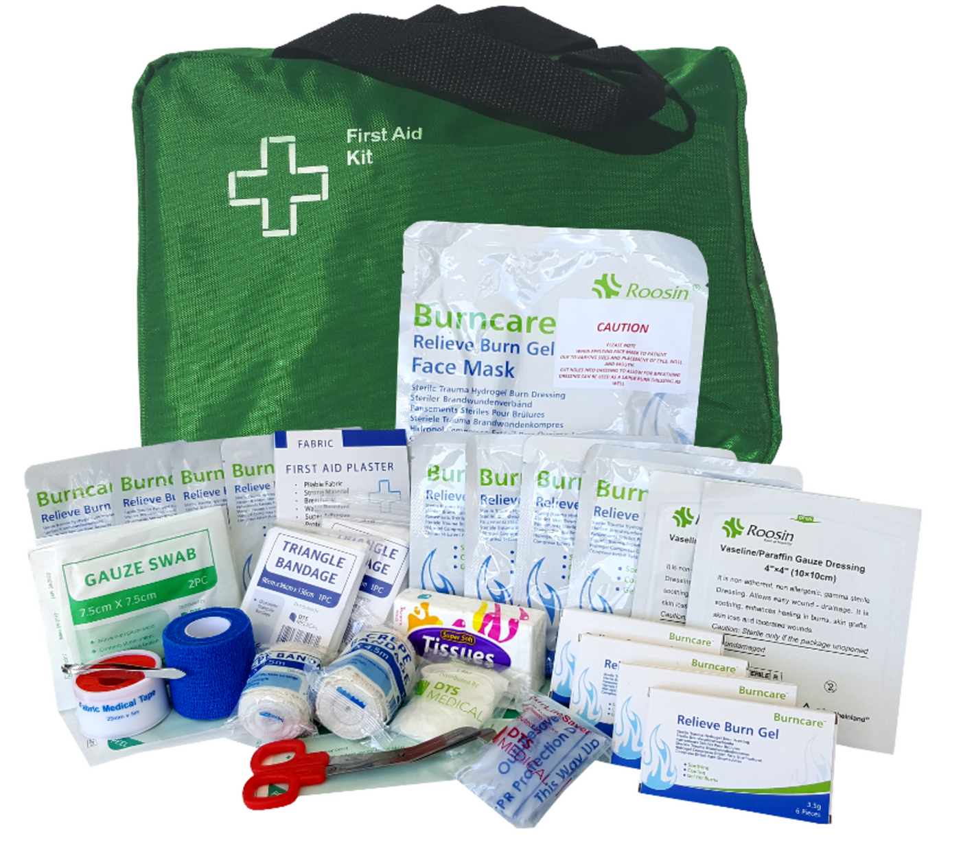 Large Industrial Burns First Aid Kit Soft Pack