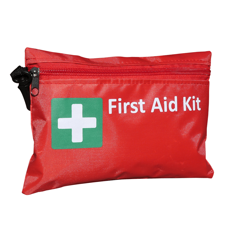 First Aid Bag Envelope Pouch Red